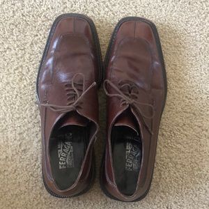 Salvatore Ferragamo square toe size 10 1/2 men